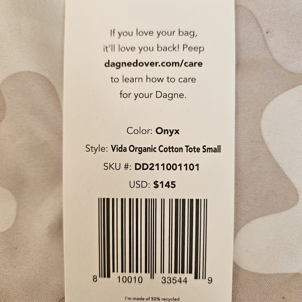Dagne Dover VIDA Small Tote Bag In Onyx - Picture 5 of 5